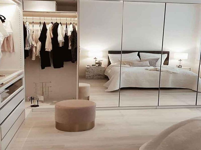 کمد دیواری اتاق خواب آینهای