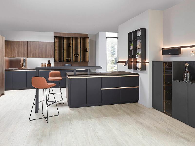 مدل کابینت ام دی اف مشکی