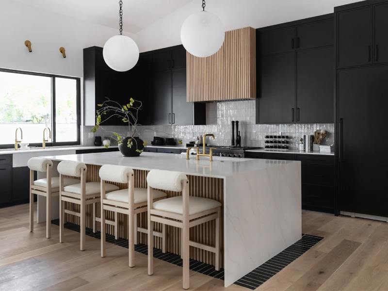 مدل کابینت مدرن مشکی